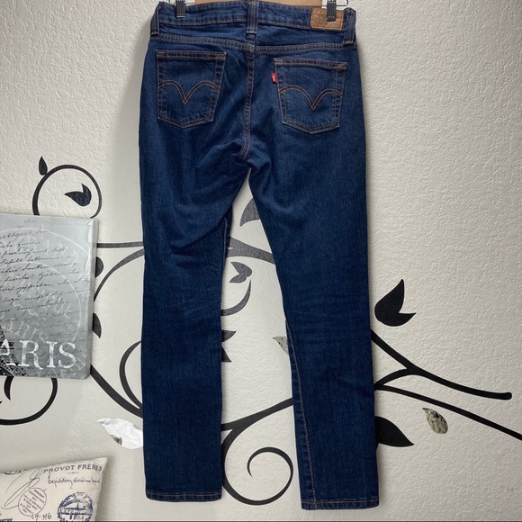Levi’s 545 Blue Denim “Low & Skinny” Sz 6 - Picture 8 of 10